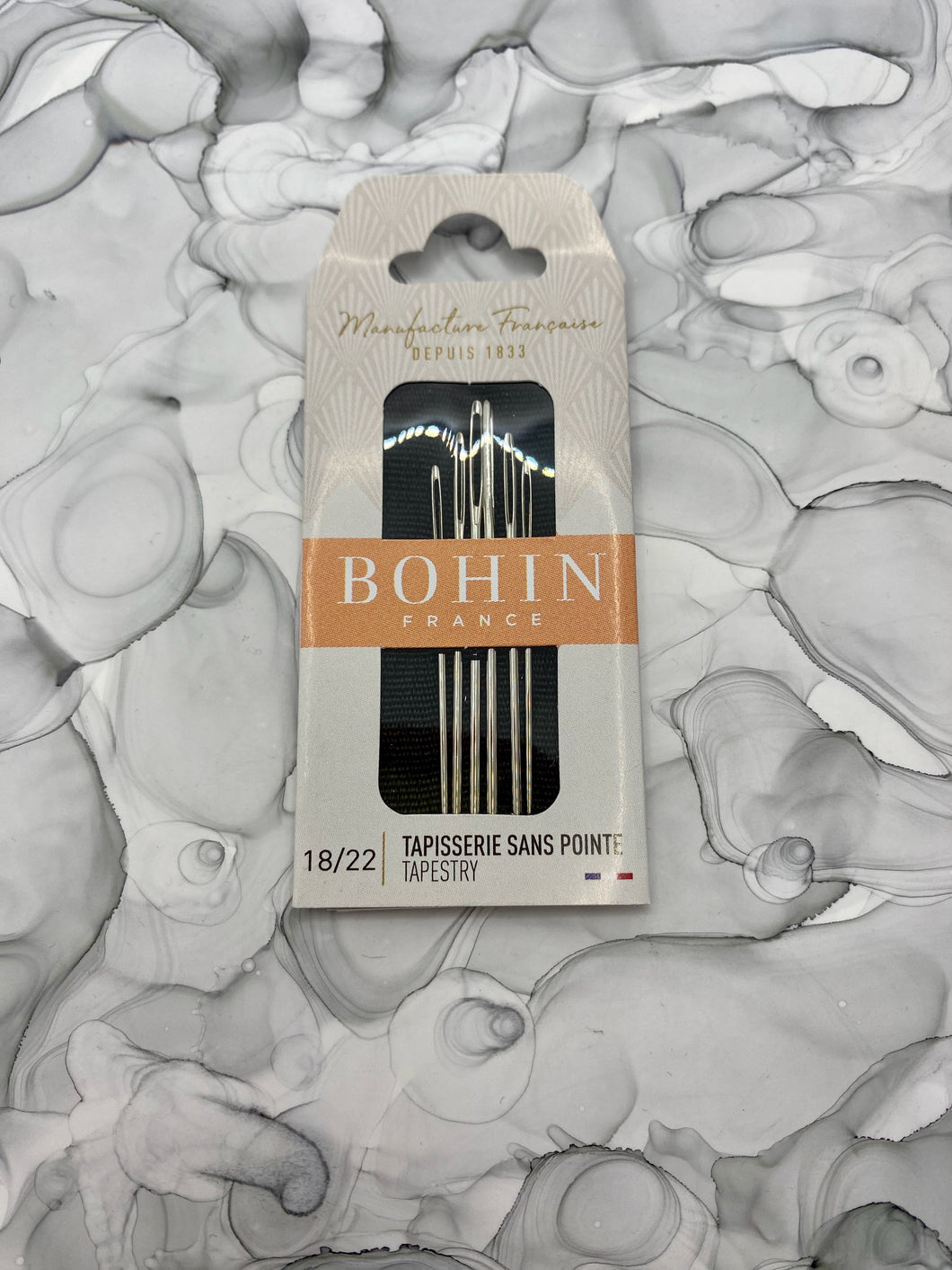 Bohin Tapestry (rounded tip) Needles, sizes 18 - 22