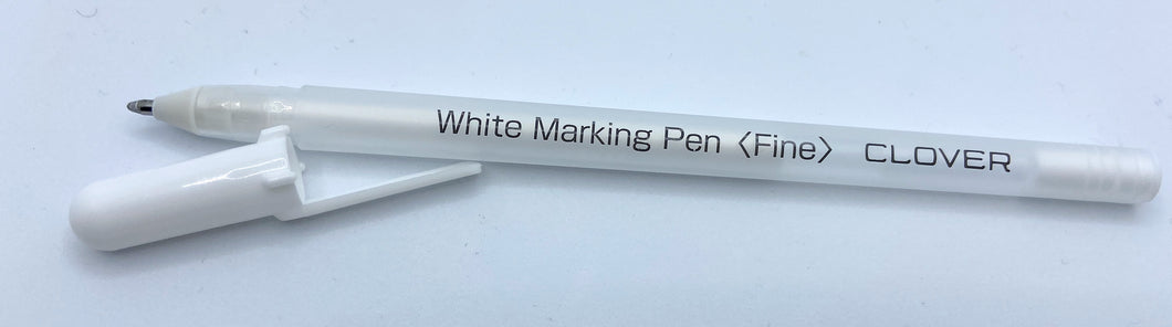 Clover Water Soluble or Iron Off Marking Pen - White