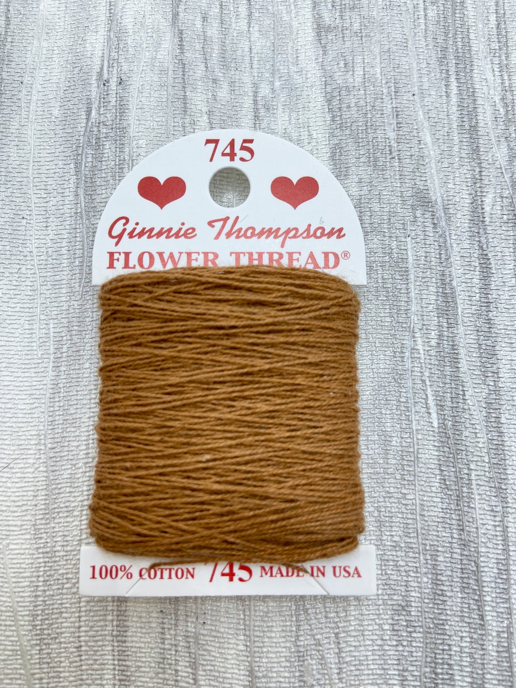 Dark Honey Brown (745) Ginnie Thompson Flower Thread