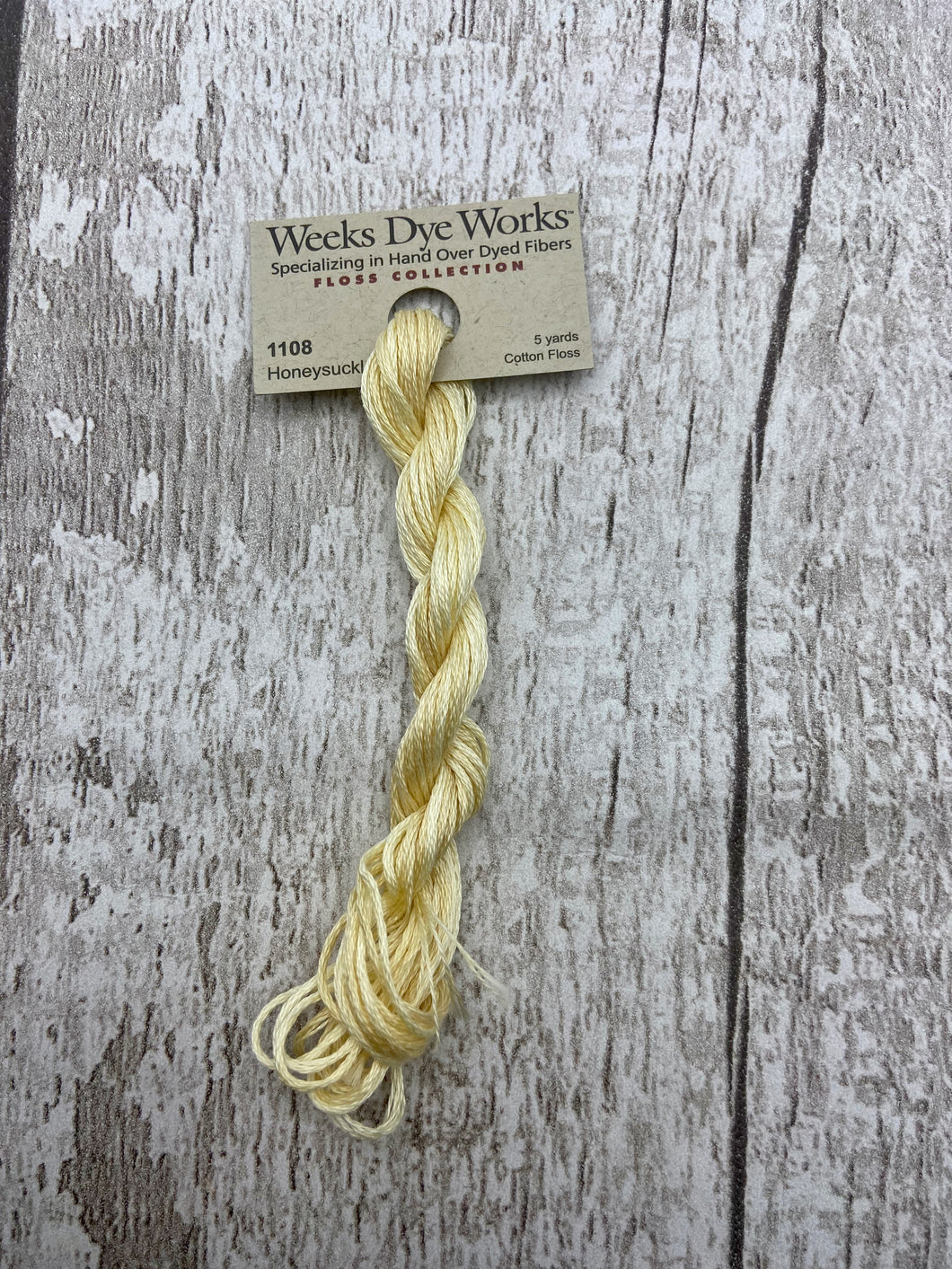 Honeysuckle (#1108) Weeks Dye Works, 6-strand cotton floss