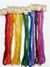 Load image into Gallery viewer, The Ultimate Rainbow Set of Weeks Dye Works 6-strand Floss
