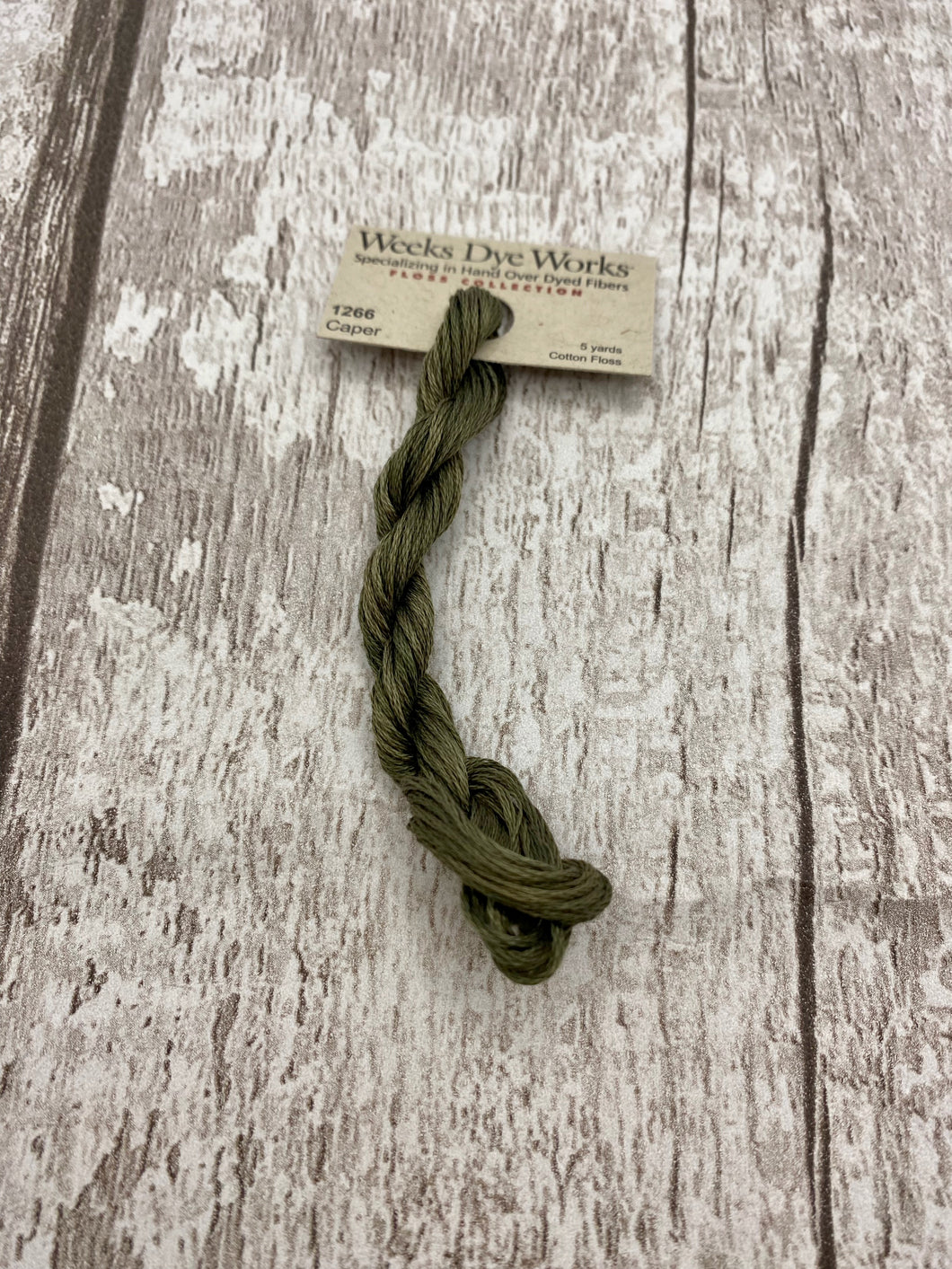Caper (#1266) Weeks Dye Works 3-strand cotton floss