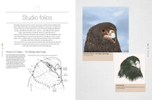 Load image into Gallery viewer, embroidered birds and their habitats; hand embroidery techniques and inspiration by Judy Wilford
