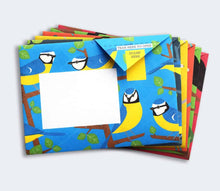 Load image into Gallery viewer, “Dawn Chorus” Origami-Inspired Letter Stationary Set by Pigeon Posted
