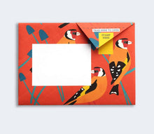 Load image into Gallery viewer, “Dawn Chorus” Origami-Inspired Letter Stationary Set by Pigeon Posted
