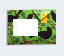 Load image into Gallery viewer, “Dawn Chorus” Origami-Inspired Letter Stationary Set by Pigeon Posted
