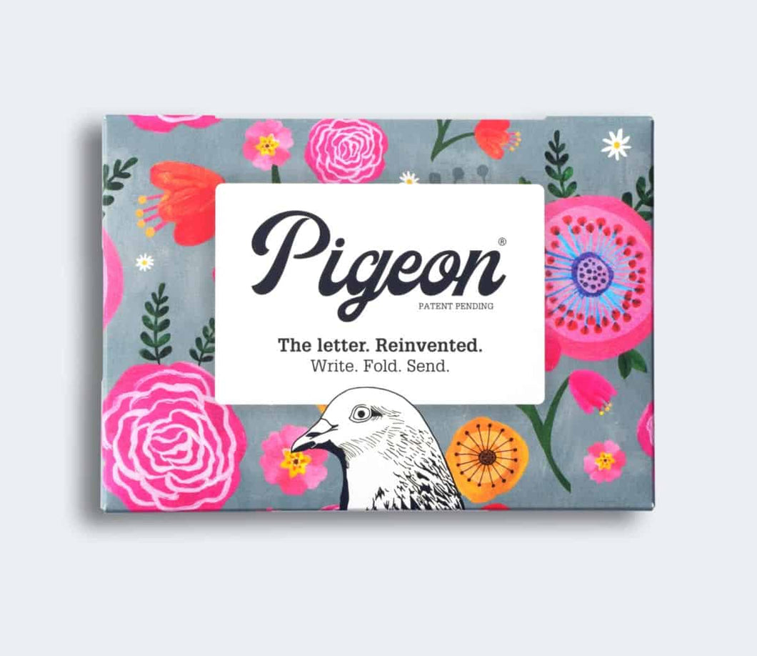 “Wildflower” Origami-Inspired Letter Stationary Set by Pigeon Posted