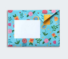 Load image into Gallery viewer, “Wildflower” Origami-Inspired Letter Stationary Set by Pigeon Posted
