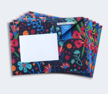 Load image into Gallery viewer, “Midnight Garden” Origami-Inspired Letter Stationary Set by Pigeon Posted
