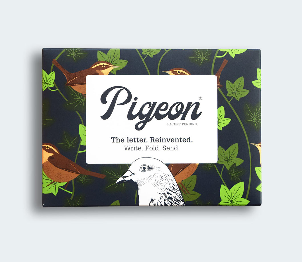 “Robin & Wren” Origami-Inspired Letter Stationary Set by Pigeon Posted
