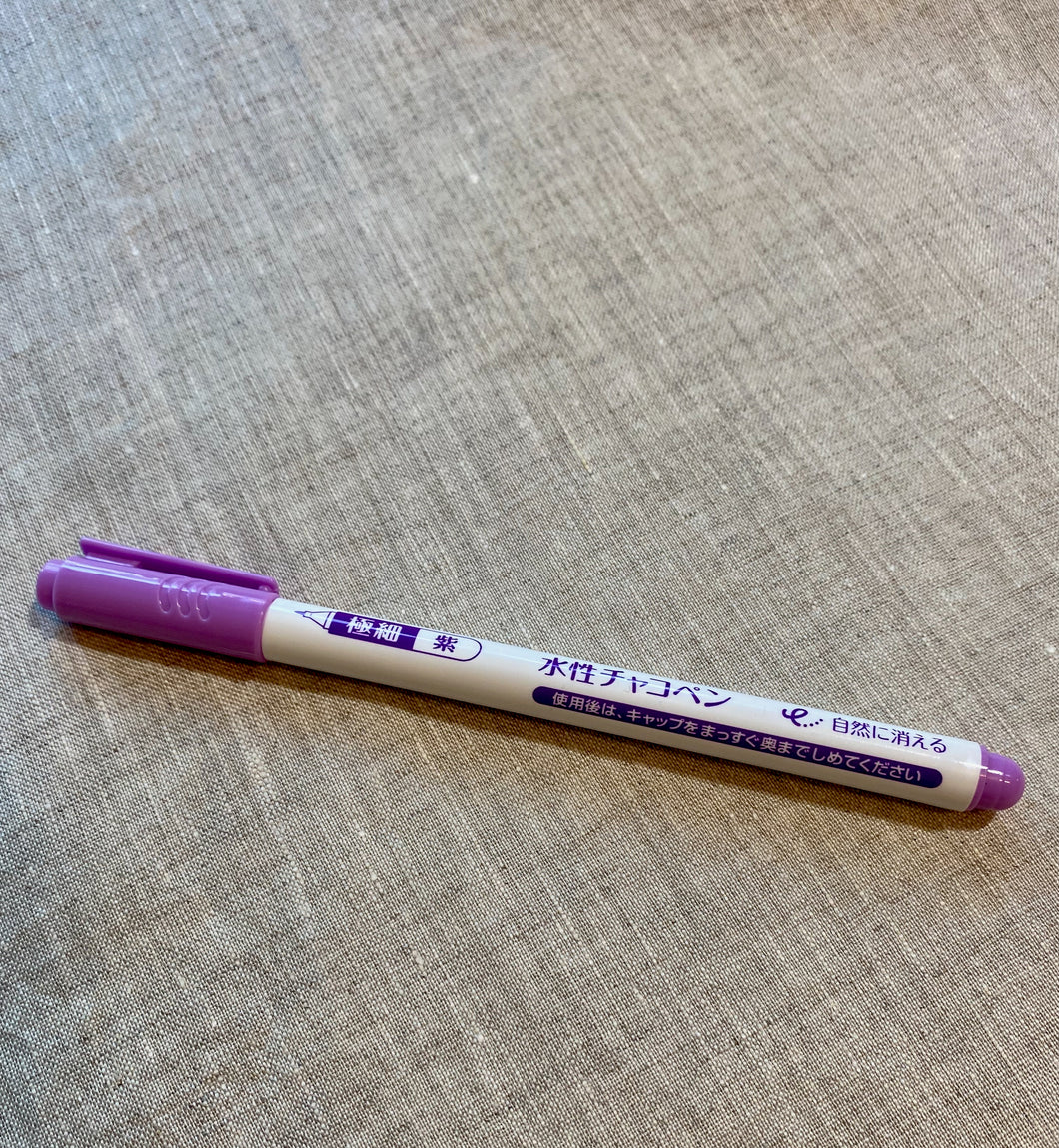 Ultrafine point water-soluble pen in purple by Clover