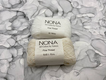 Load image into Gallery viewer, Nona Naturally Dyed Thread Bundles - White and Ecru
