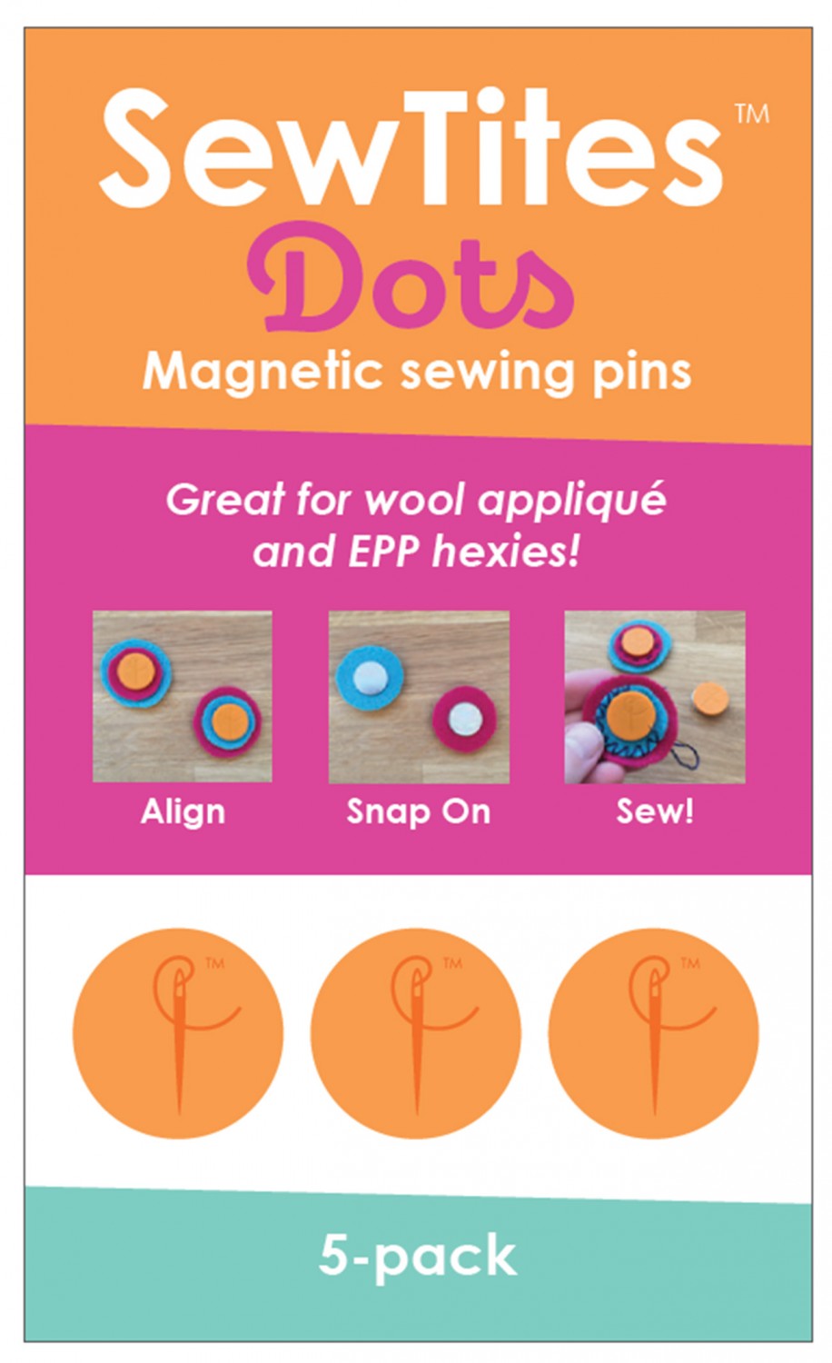 SewTites Dots - Magnetic sewing pins