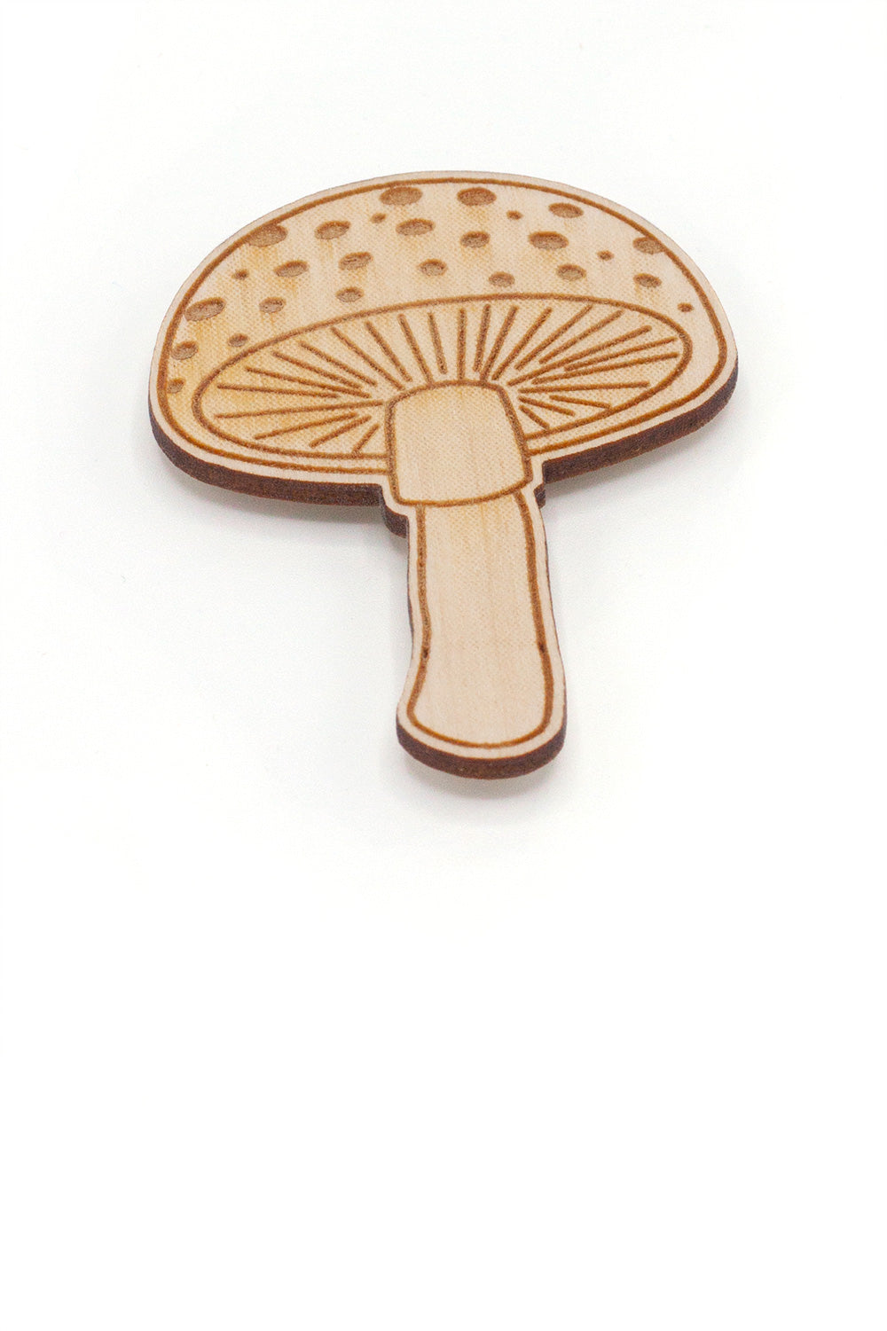 Wooden Mushroom Needle Minder by Alison Glass