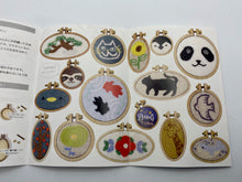 Load image into Gallery viewer, Miniature Embroidery Hoop Tiny Pamphlets, 1 &amp; 2
