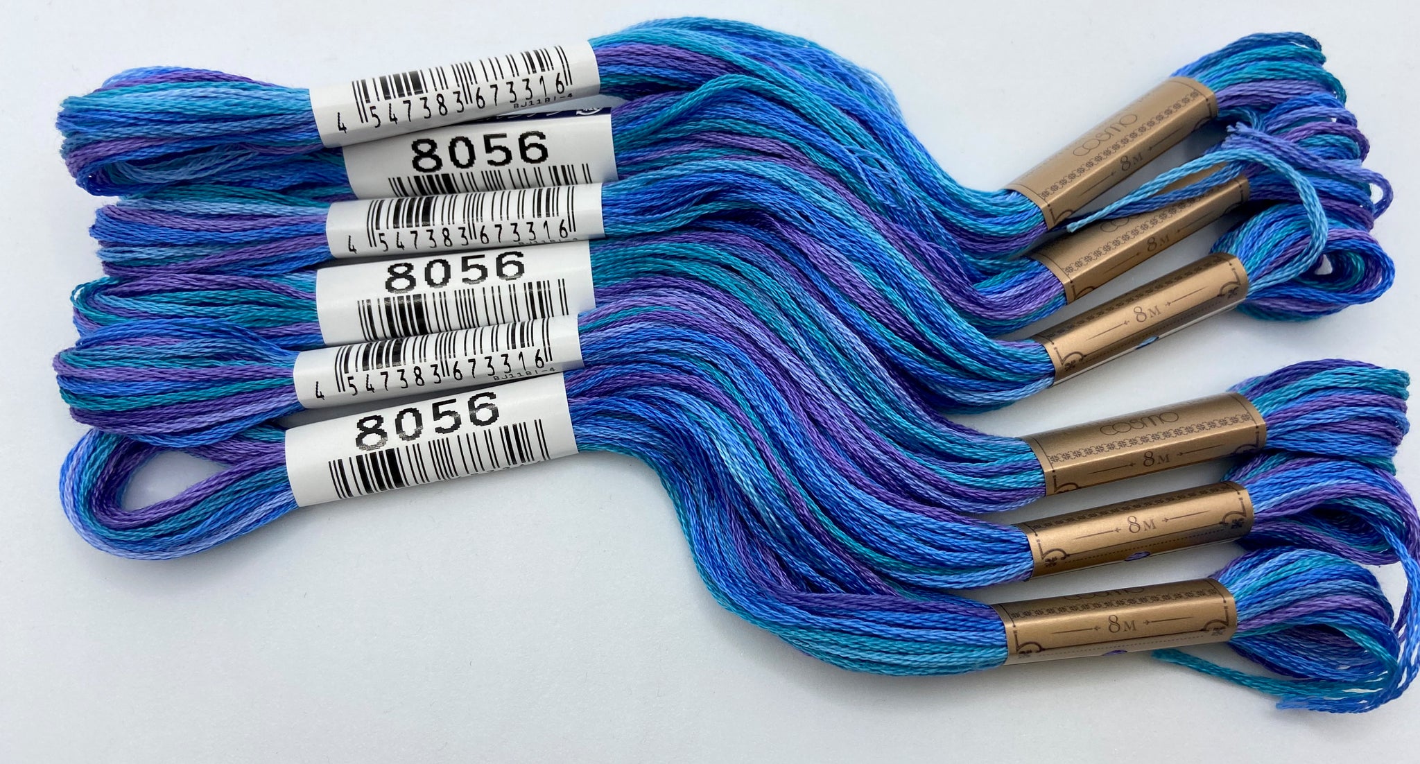 Cosmo Seasons Variegated Embroidery Floss Purples - SE80-8067 -  4547383673422