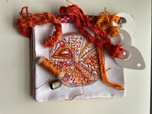 Load image into Gallery viewer, Orange Citrus Embroidery Sampler
