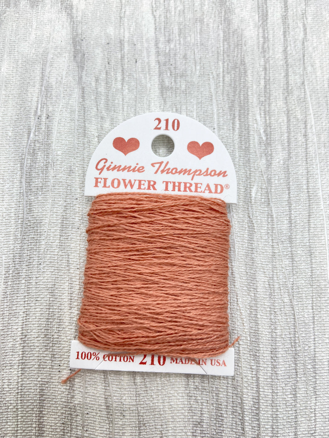 Light Brick Red (210) Ginnie Thompson Flower Thread