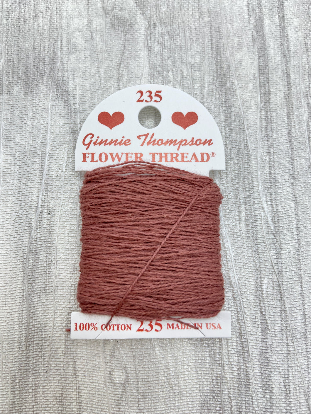 Light Wine Red (235) Ginnie Thompson Flower Thread