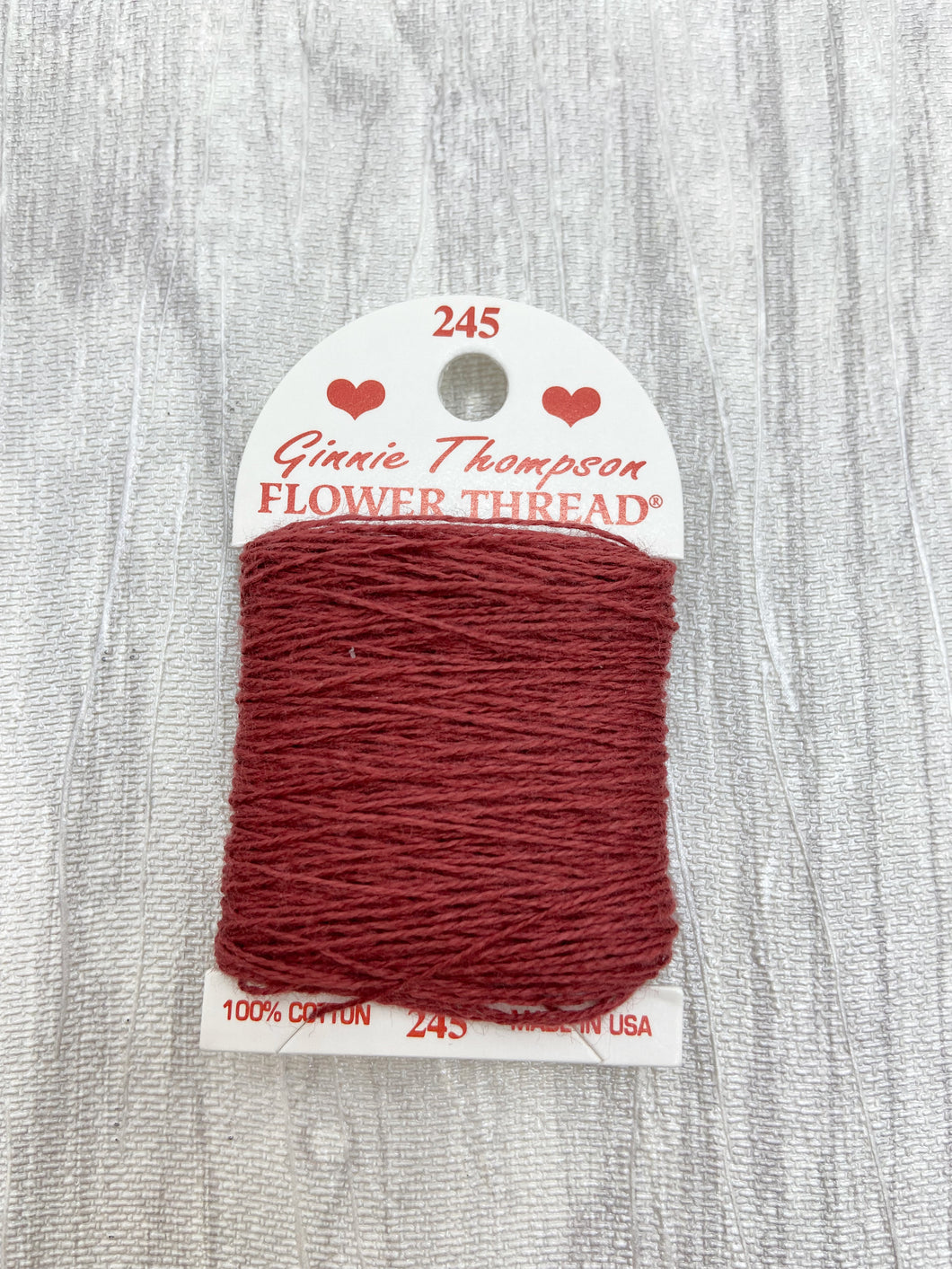 Dark Brick Red (245) Ginnie Thompson Flower Thread