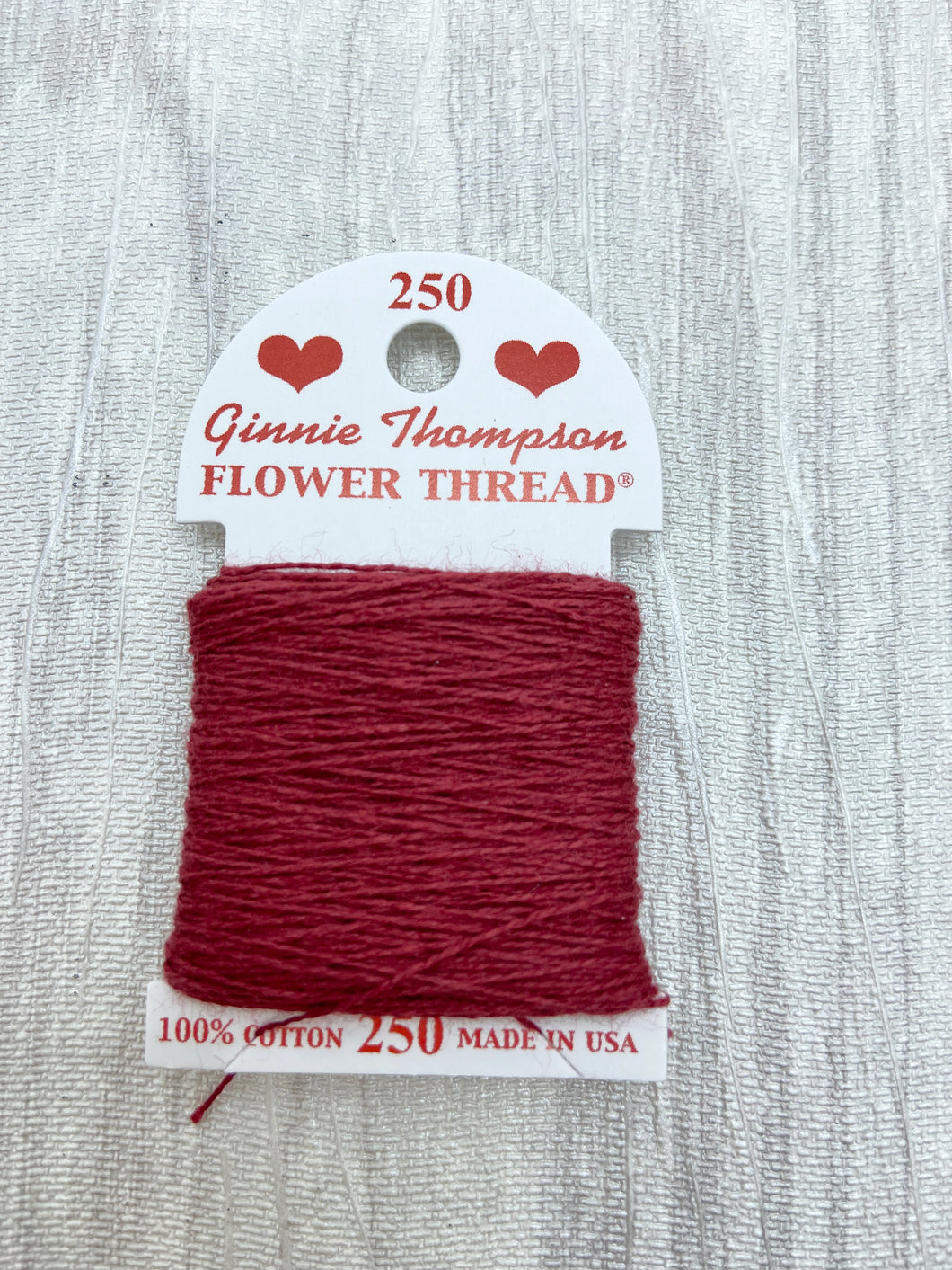 Dark Wine Red (250) Ginnie Thompson Flower Thread