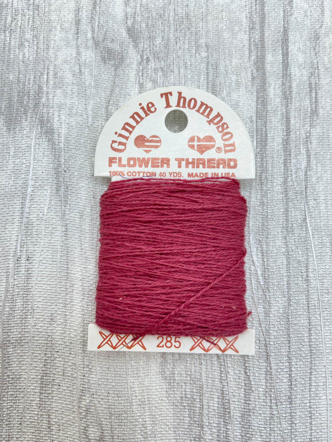 Cranberry (285) Ginnie Thompson Flower Thread