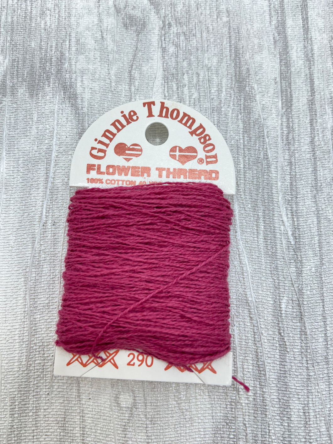 Dark Cranberry (290) Ginnie Thompson Flower Thread