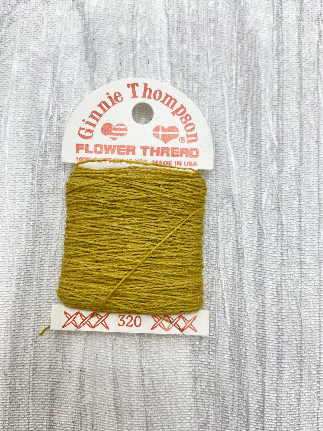 Dark Gold (320) Ginnie Thompson Flower Thread