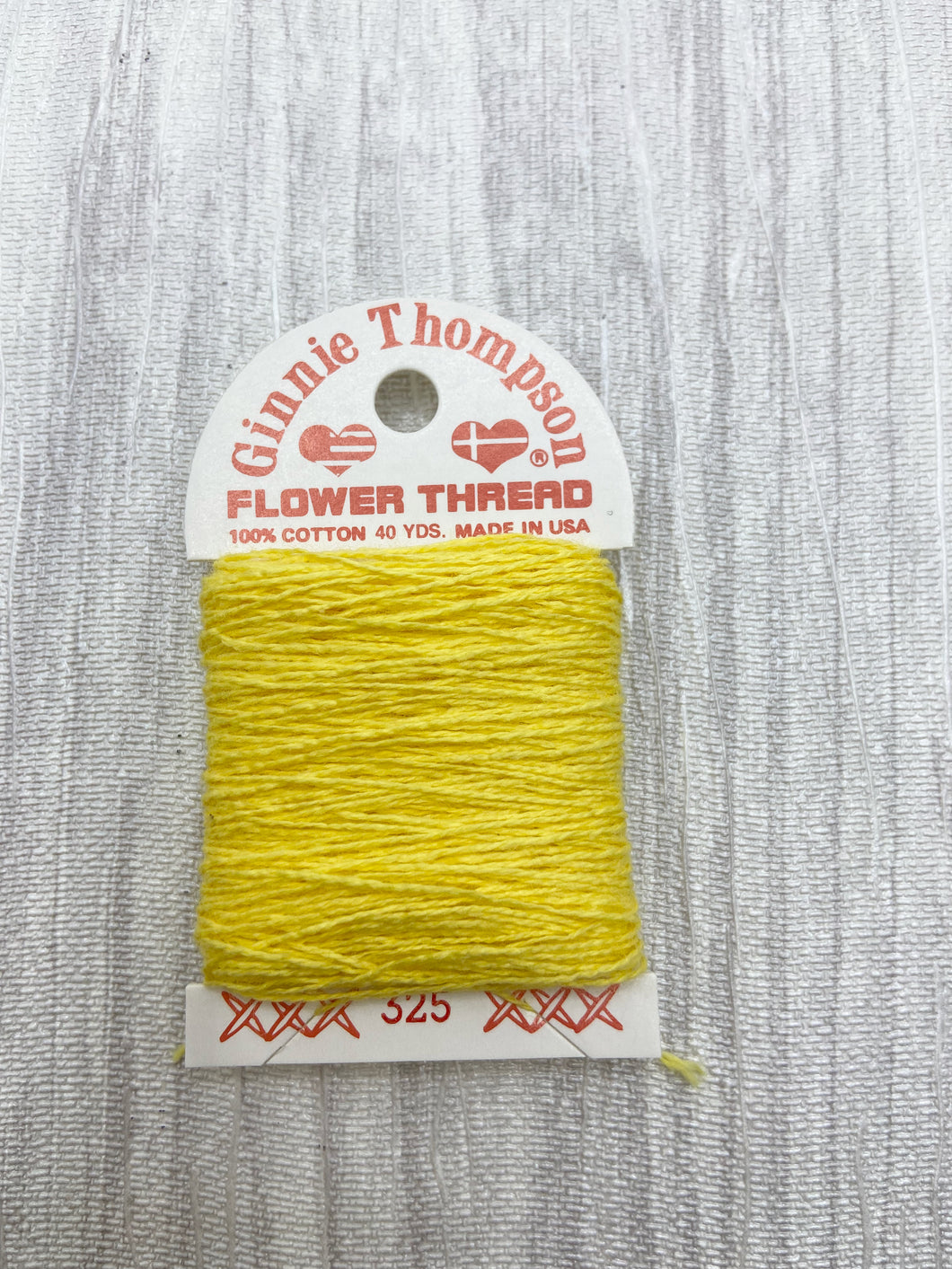 Lemon Yellow (325) Ginnie Thompson Flower Thread