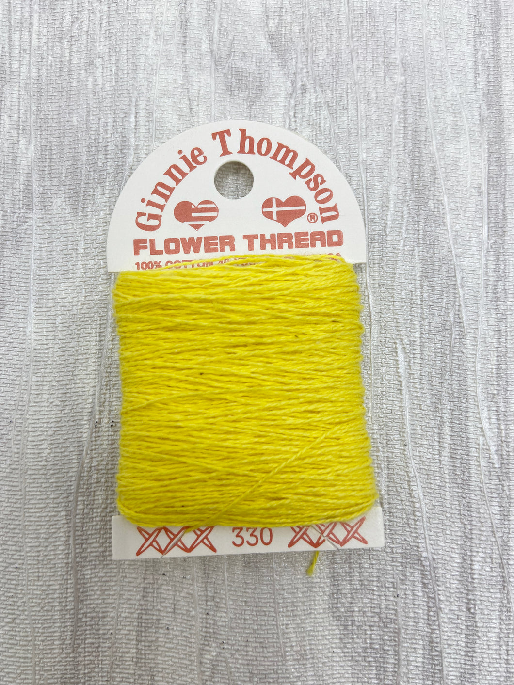 Bright Yellow (330) Ginnie Thompson Flower Thread