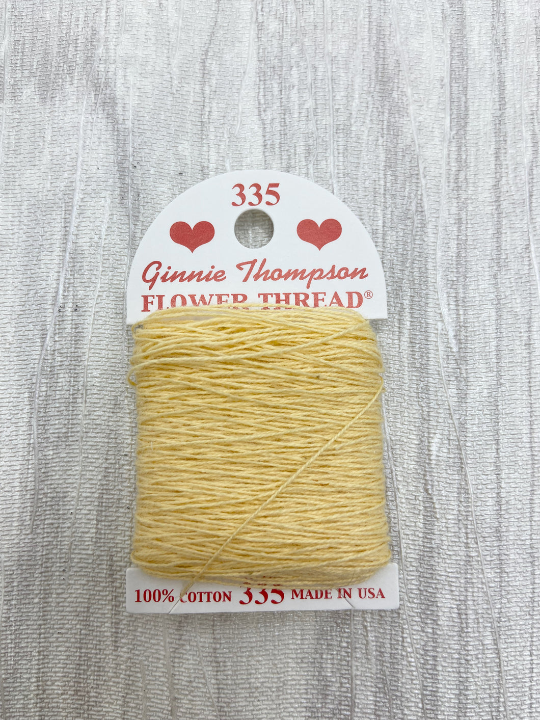 Light Yellow Beige (335) Ginnie Thompson Flower Thread