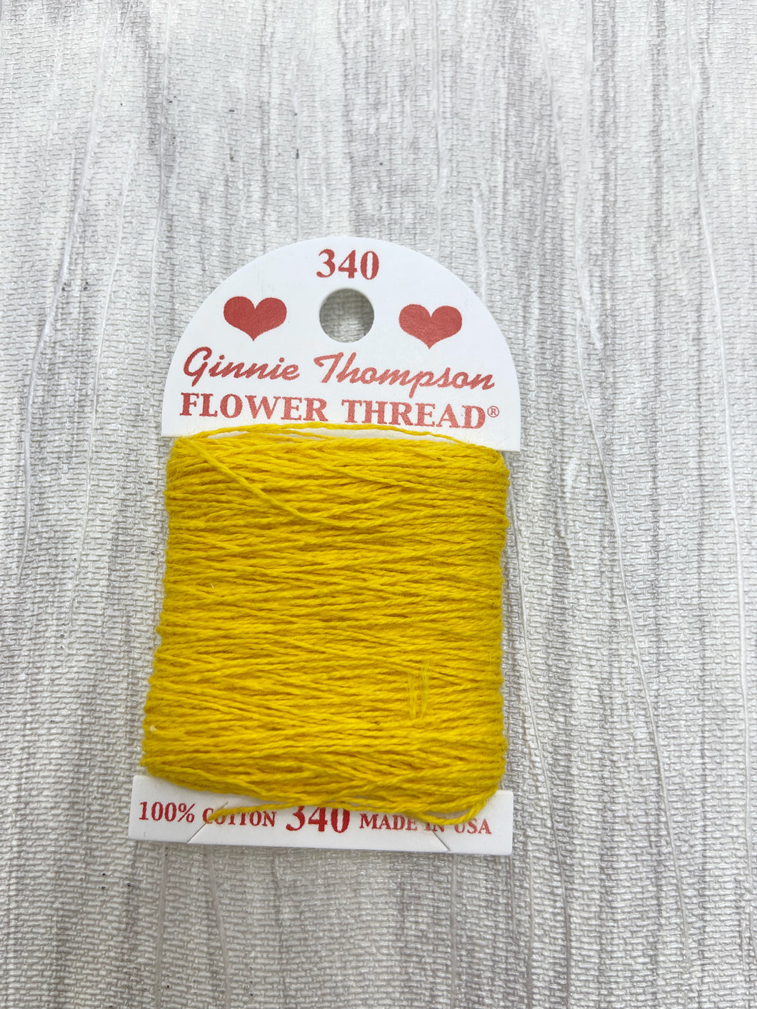 Yellow (340) Ginnie Thompson Flower Thread