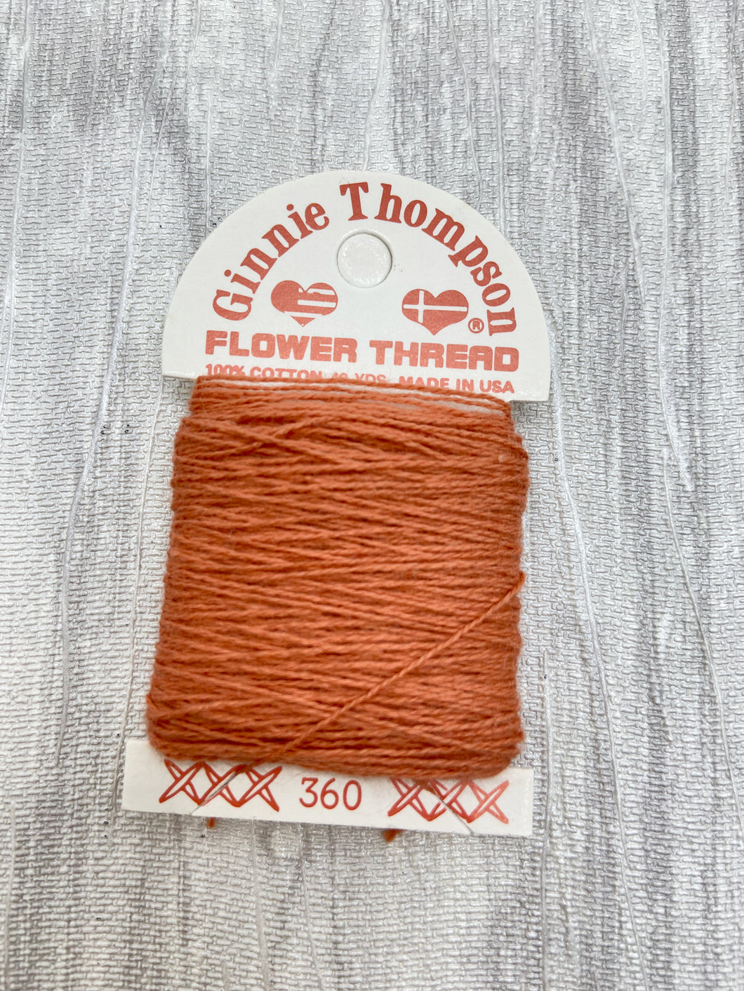 Light Terra Cotta (360) Ginnie Thompson Flower Thread