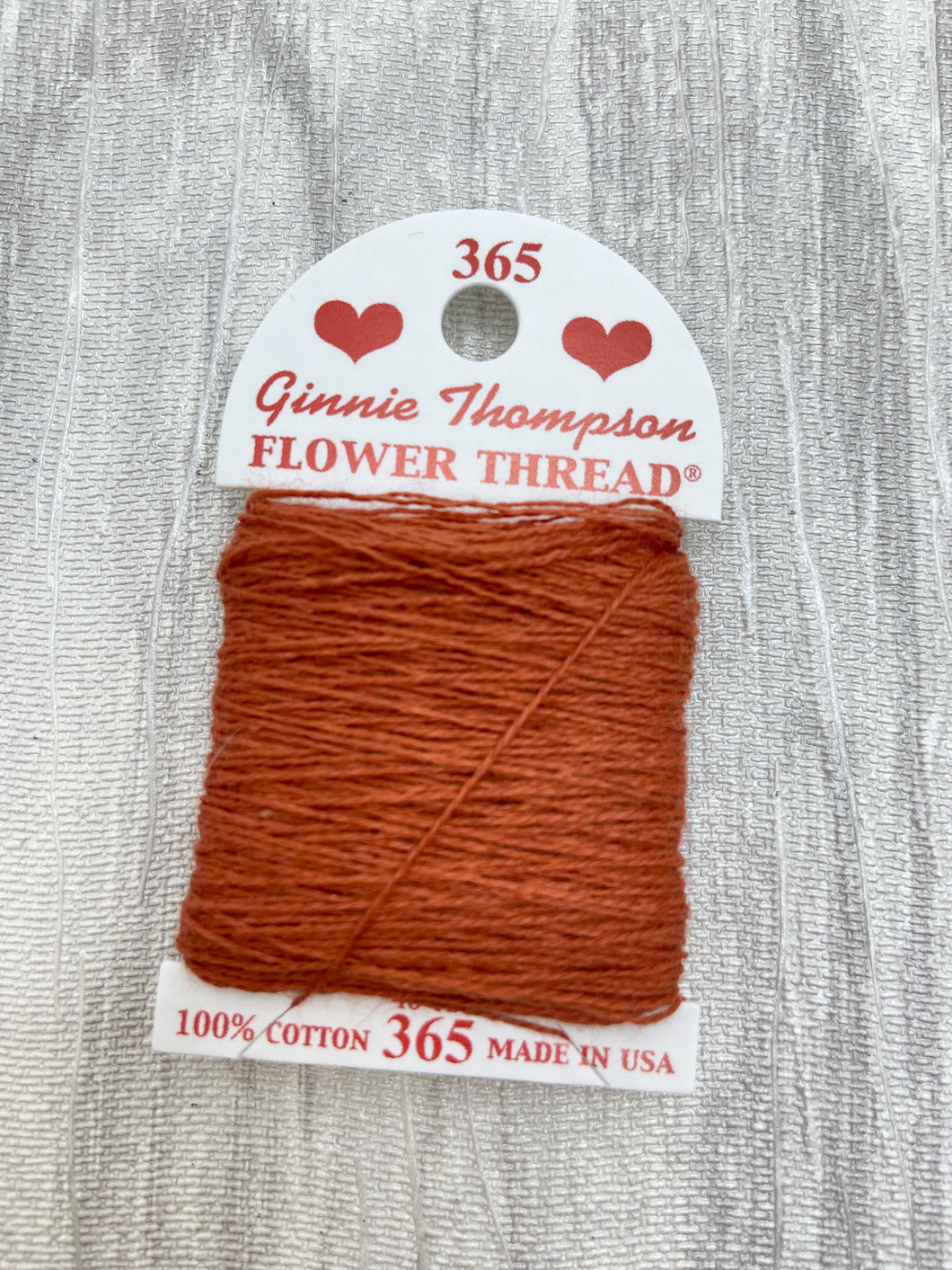 Terra Cotta (365) Ginnie Thompson Flower Thread