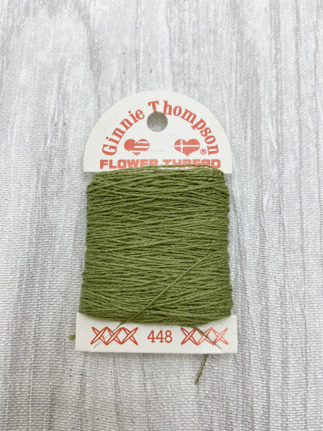 Light Olive (448) Ginnie Thompson Flower Thread
