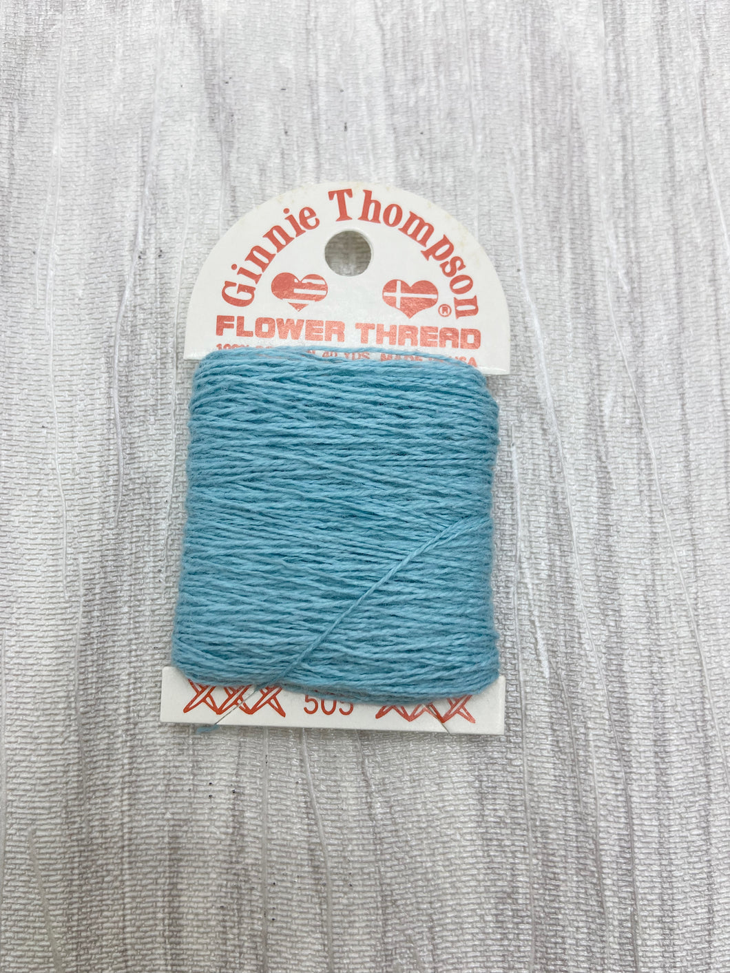 Light Turquoise (505) Ginnie Thompson Flower Thread