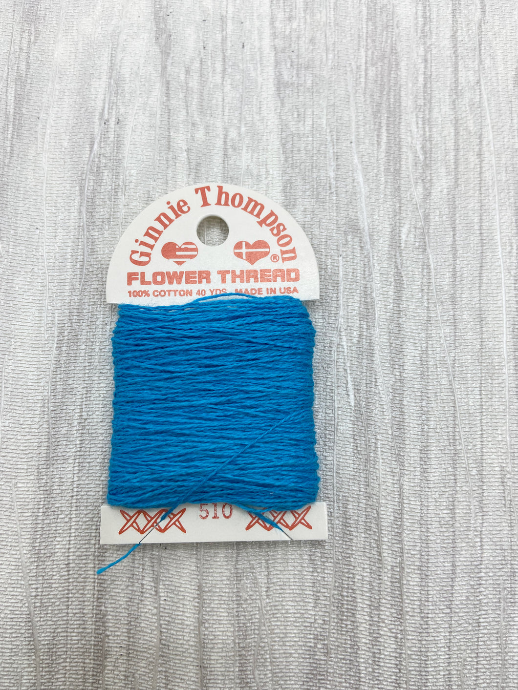 Turquoise (510) Ginnie Thompson Flower Thread