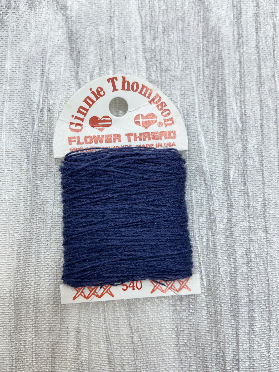 Midnight Blue (540) Ginnie Thompson Flower Thread