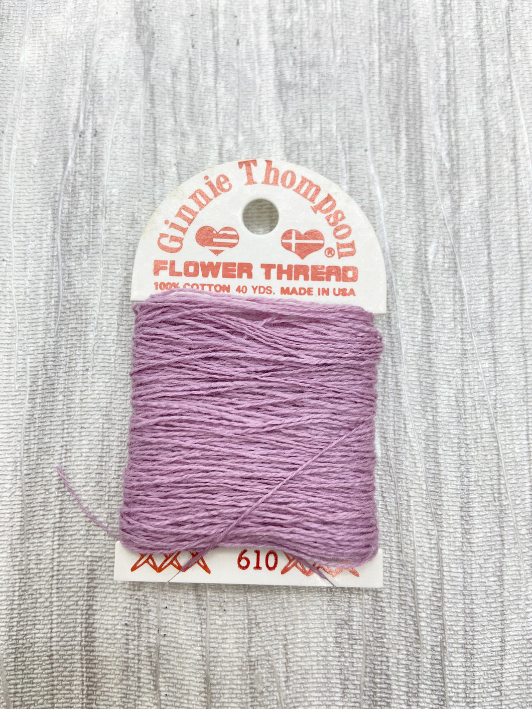 Very Light Violet (610) Ginnie Thompson Flower Thread