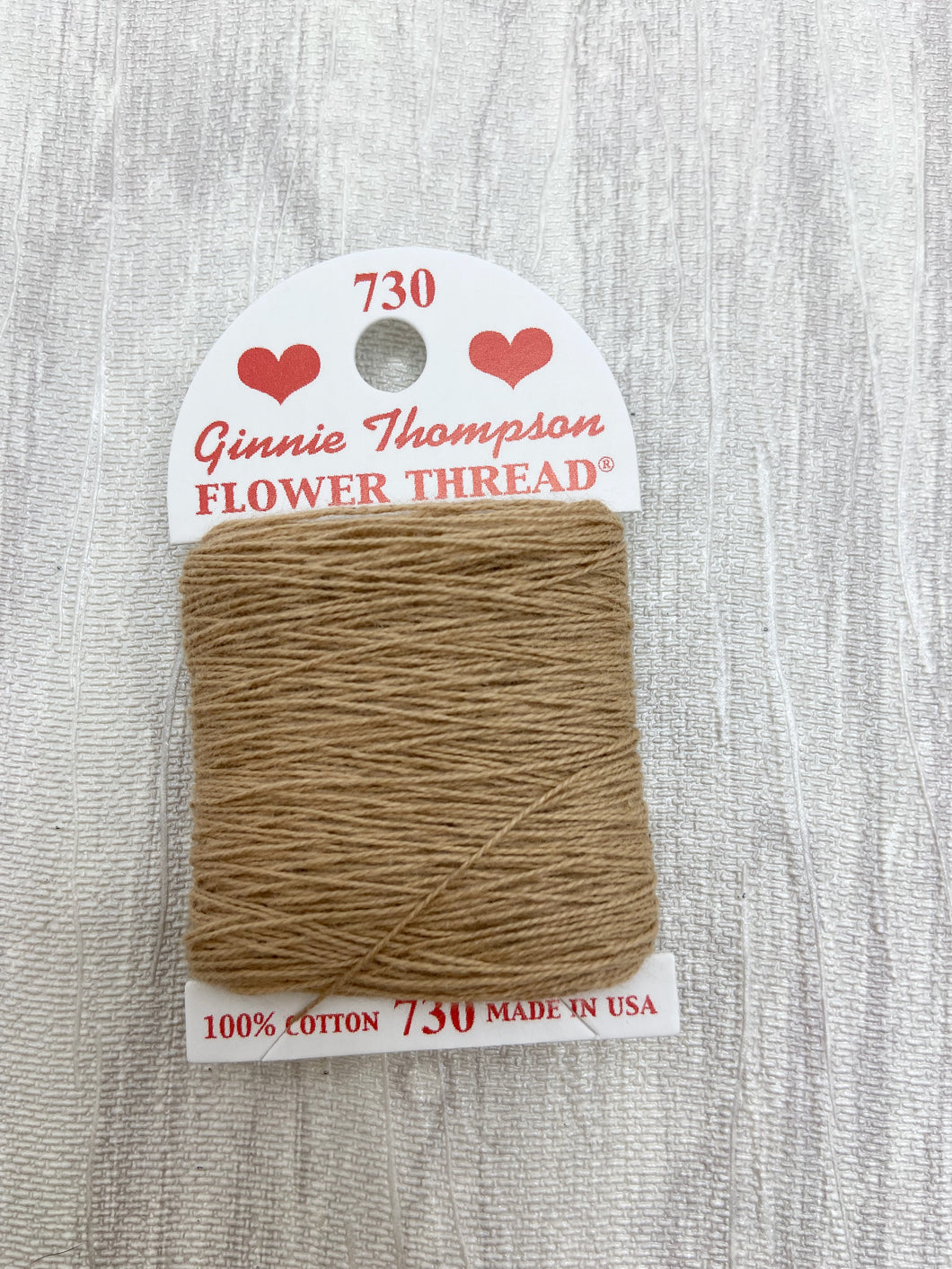 Dark Beige (730) Ginnie Thompson Flower Thread