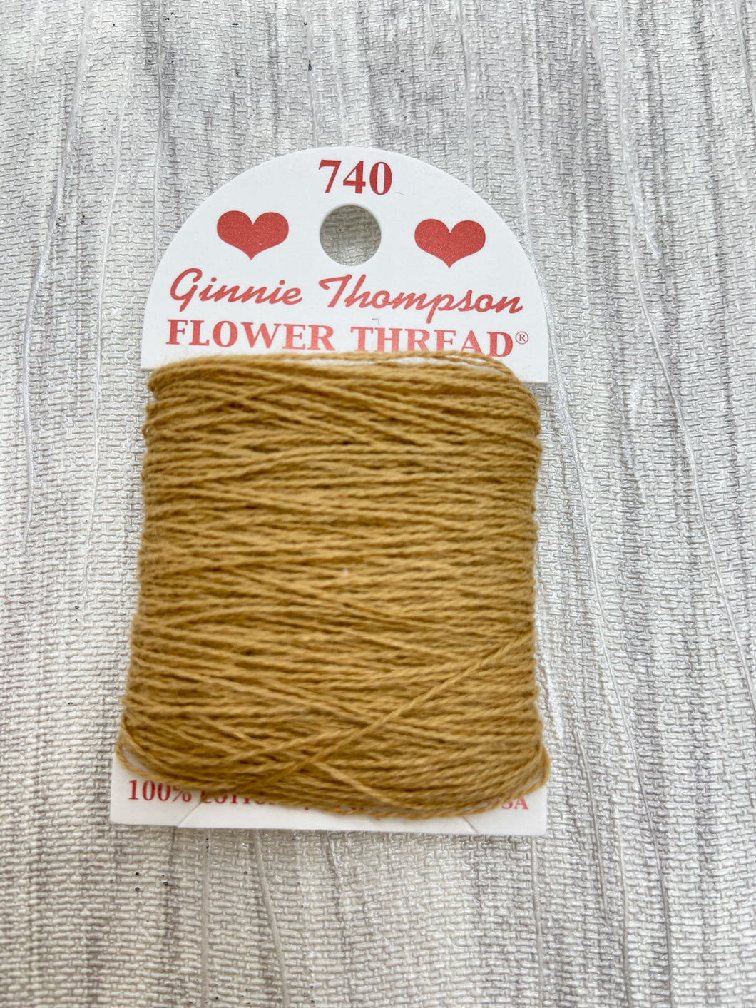 Honey Brown (740) Ginnie Thompson Flower Thread