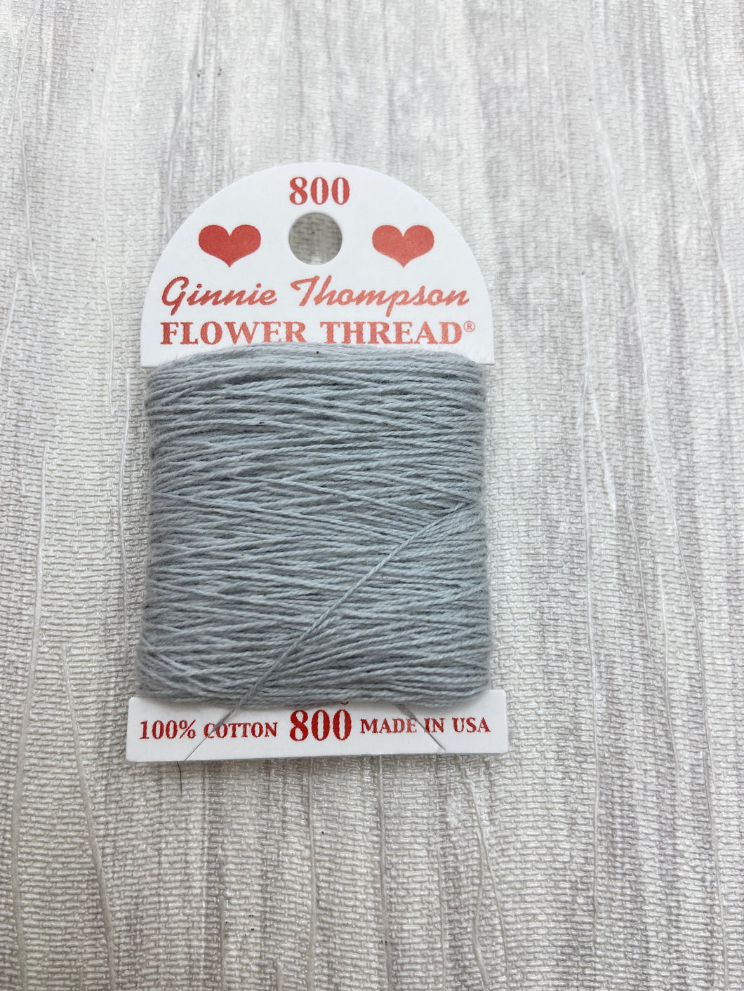 Pale Grey (800) Ginnie Thompson Flower Thread
