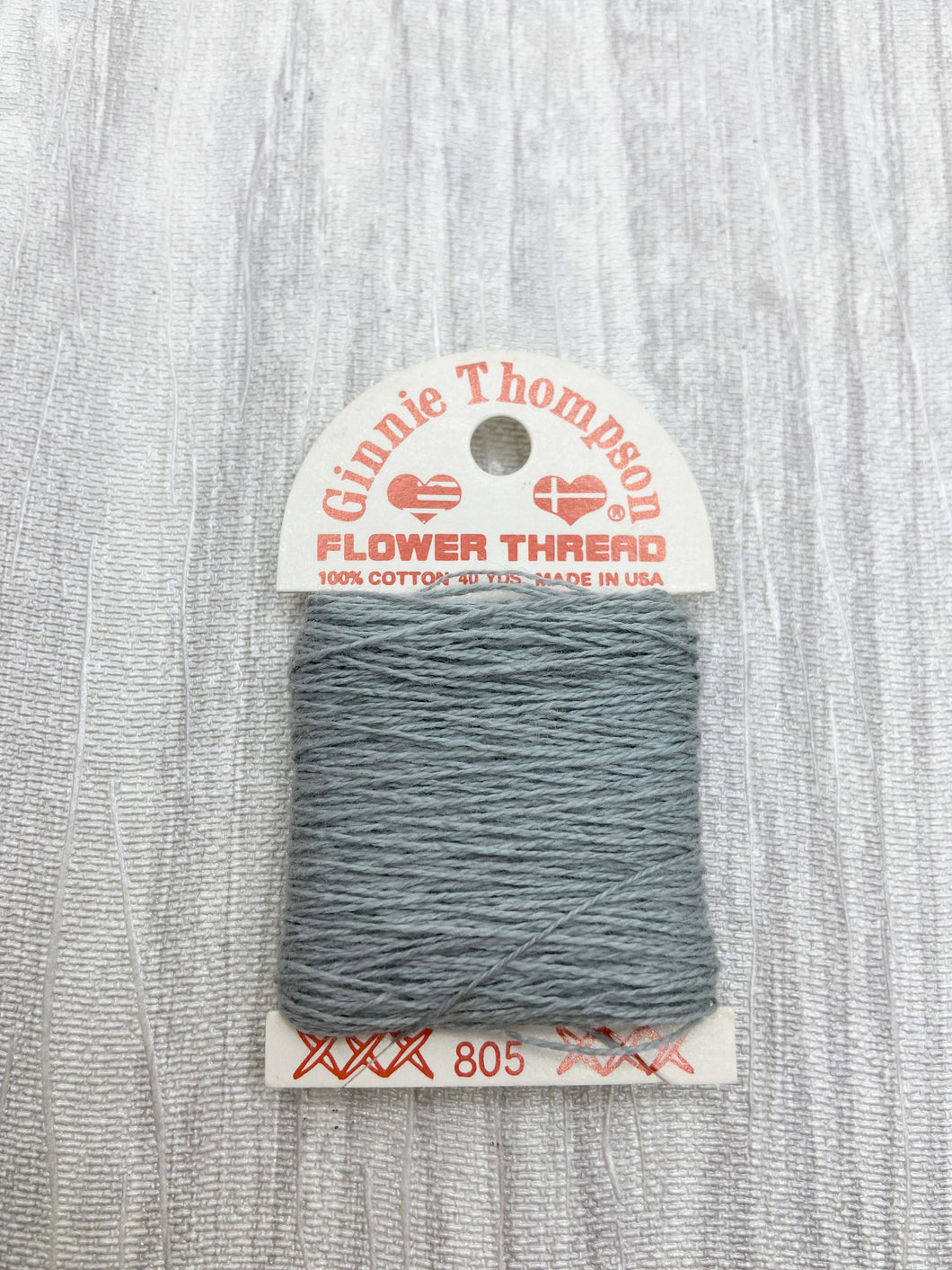 Very Light Grey (805) Ginnie Thompson Flower Thread