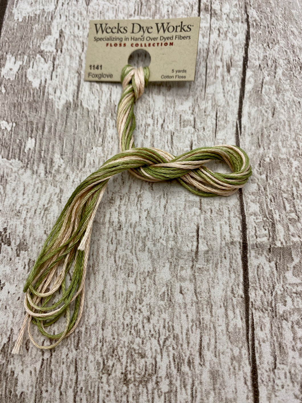 Foxglove (#1141) Weeks Dye Works, 6-strand cotton floss