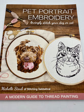 Load image into Gallery viewer, Pet Portrait Embroidery by Michelle Staub
