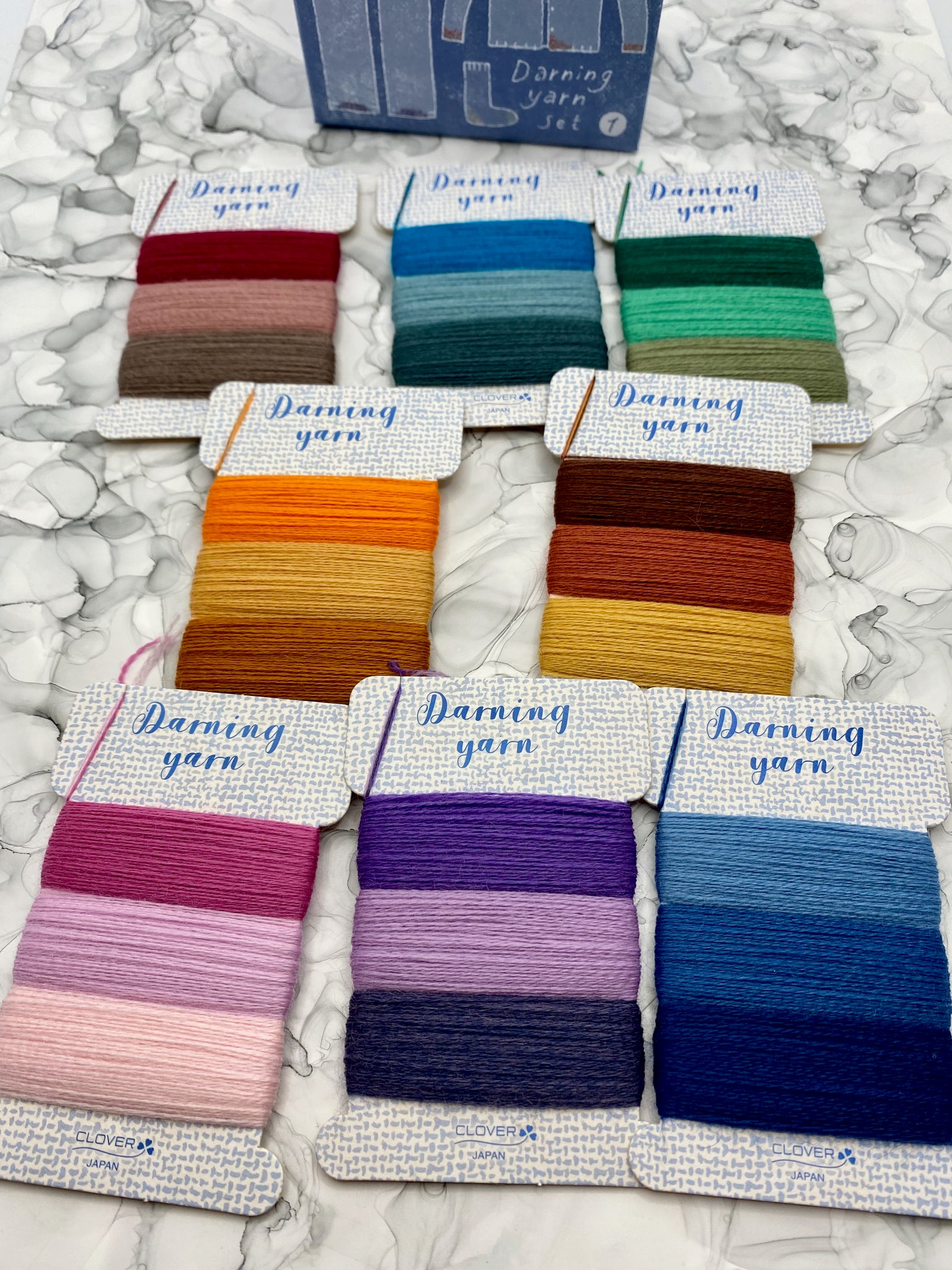 Darning Yarn Set # 1 by Clover – Seed Stitch Studio