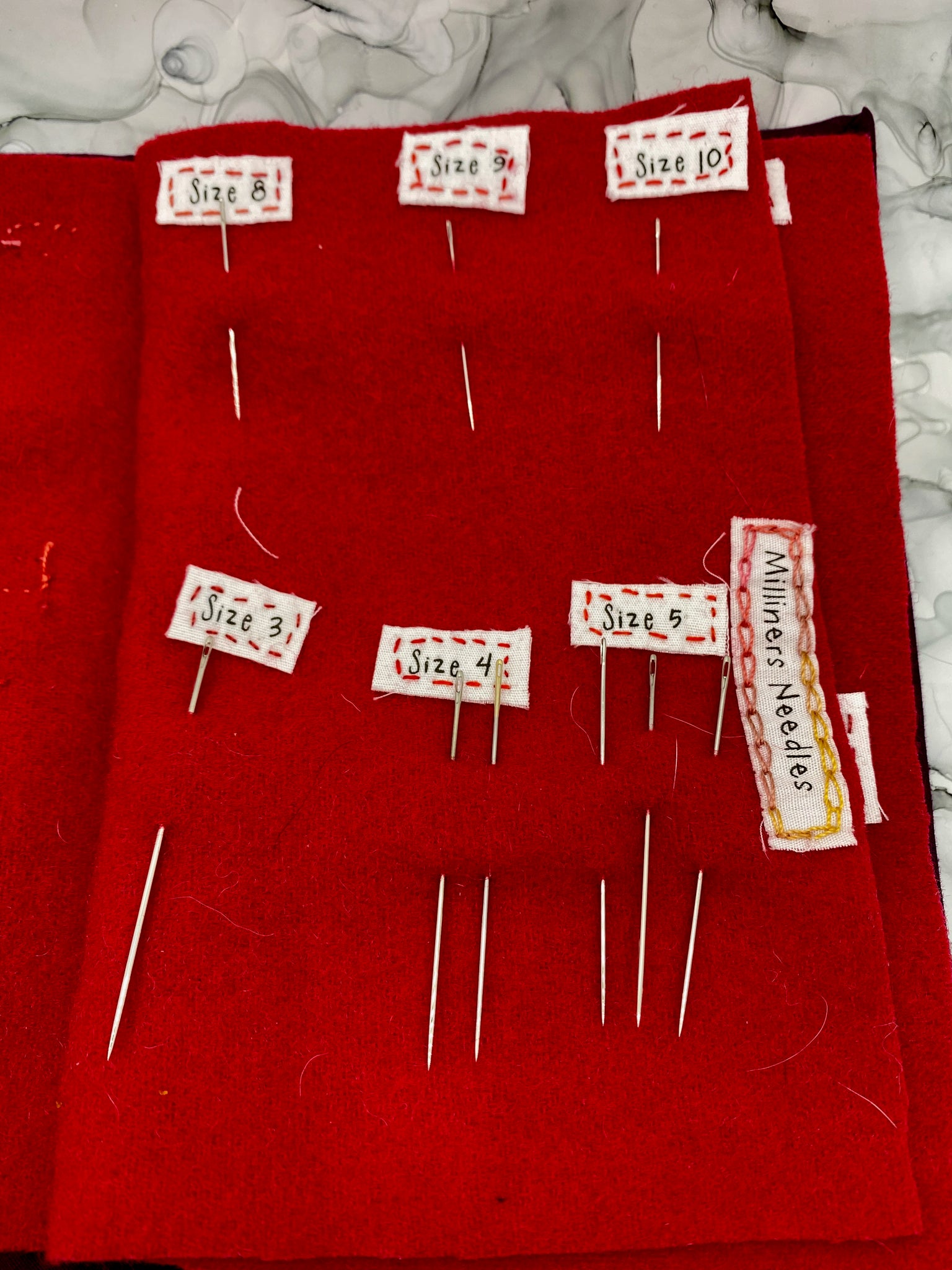 Needle Labels for a Needlebook – Seed Stitch Studio