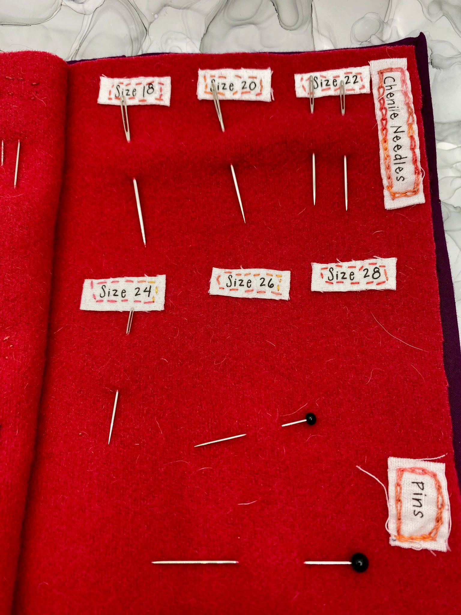 Needle Labels for a Needlebook – Seed Stitch Studio