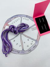 Load image into Gallery viewer, Small Purple Citrus Embroidery Kit
