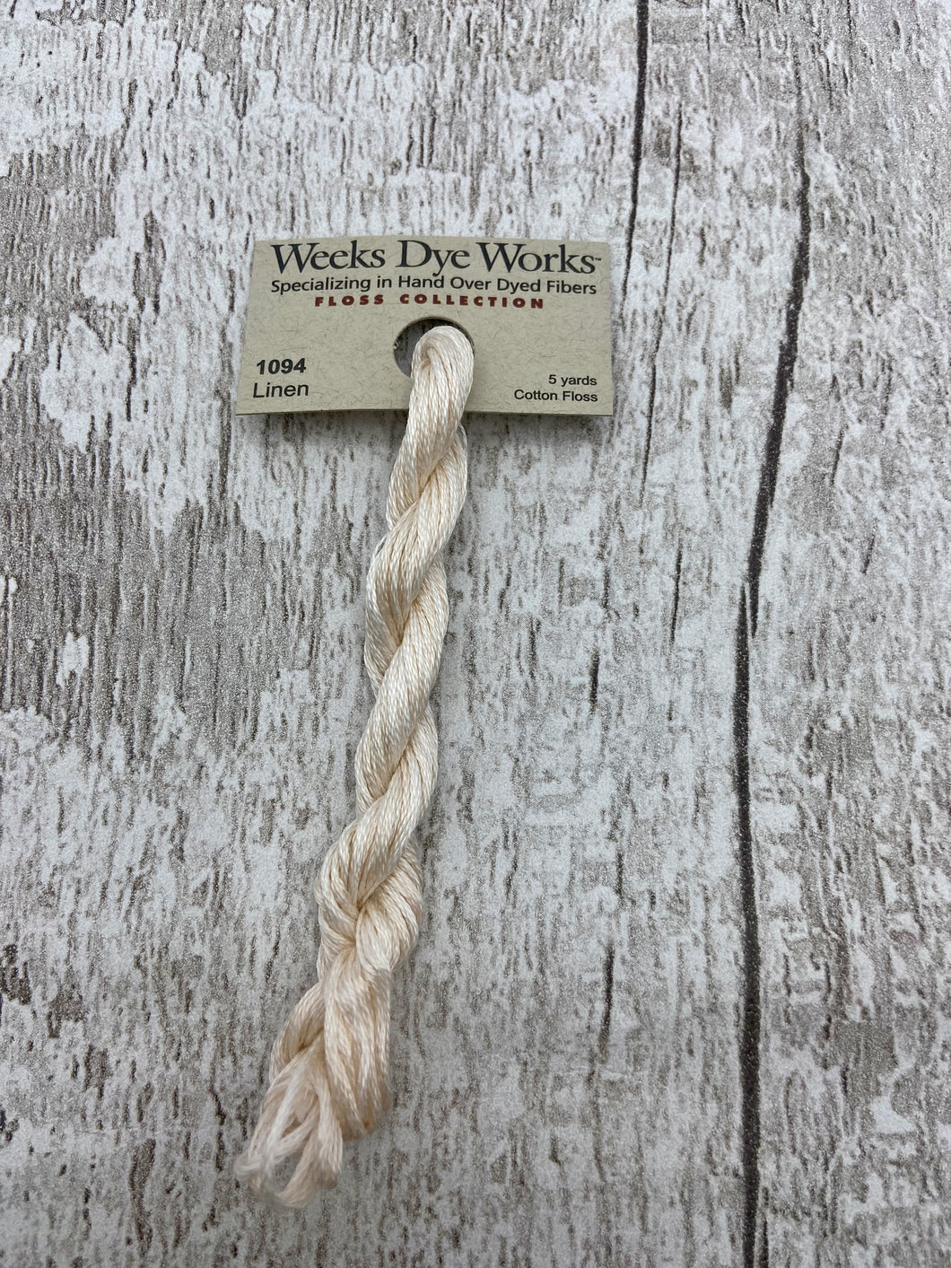 Linen (#1094) Weeks Dye Works, 6-strand cotton floss